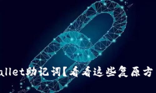 丢失tpWallet助记词？看看这些复原方法再绝望！